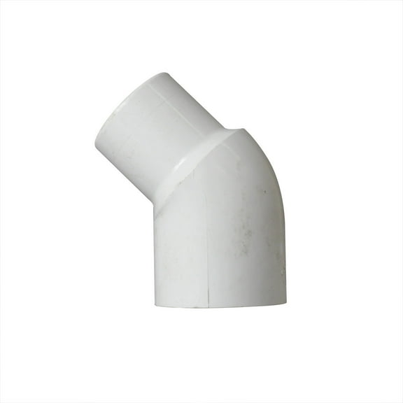 Thrifco Plumbing 8114055 1-1/4 Inch Slip x Slip PVC 45 Degree Street Elbow SCH 40
