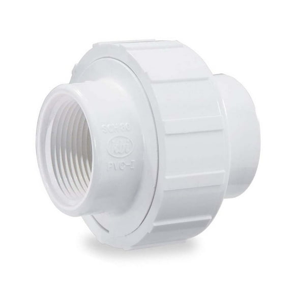 Thrifco Plumbing 8114988 1 Inch Threaded x Threaded PVC Union SCH 40