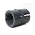 thumbnail image 1 of Thrifco Plumbing 8213769 3/4 Inch Threaded X Threaded Pvc Coupling Sch 80, 1 of 1