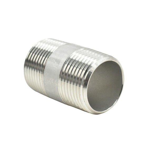 Thrifco Plumbing 8920082 1-1/2 X 2 1/2 Stainless Steel Nipple