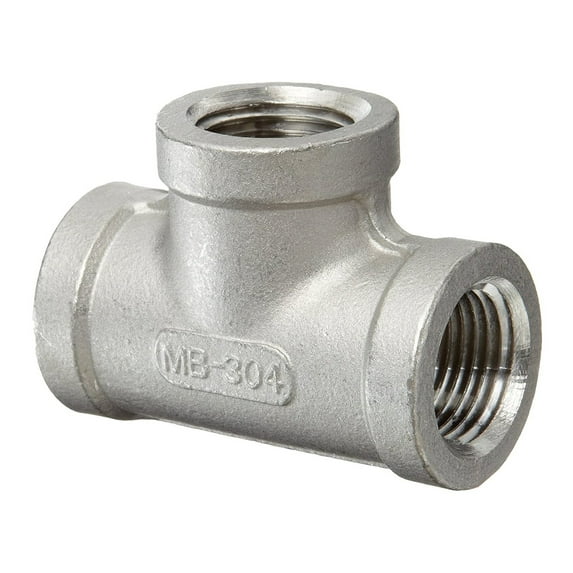 Thrifco Plumbing 9017065 1/2 Tee Stainless Steel