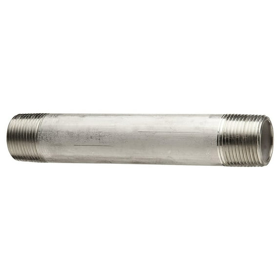 Thrifco Plumbing 9019061 1/8 X 1-1/2 Stainless Steel Nipple