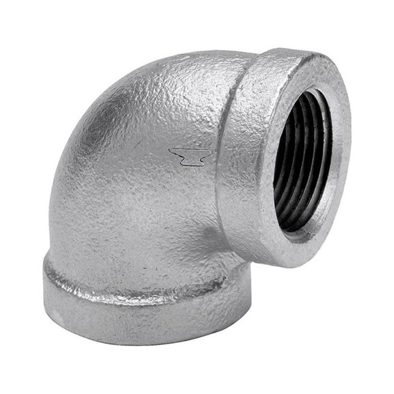 Thrifco Plumbing 9217002 1/8 90 Galvanized Elbow