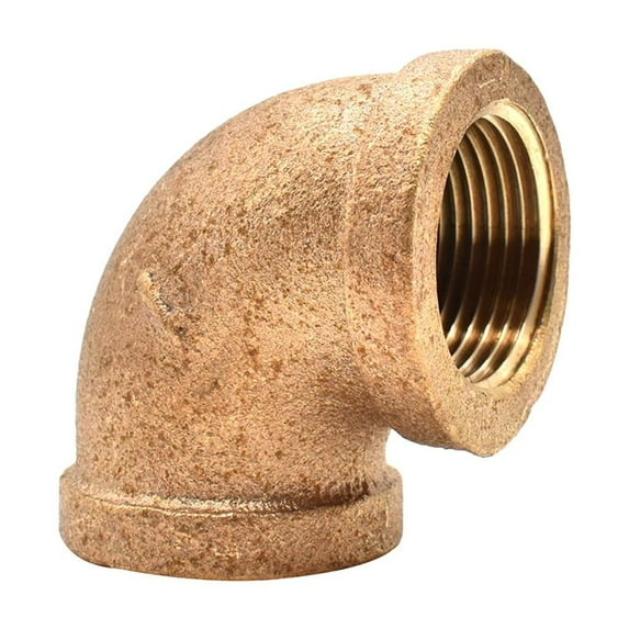 Thrifco Plumbing 9317002 1/8 90 Brass Elbow