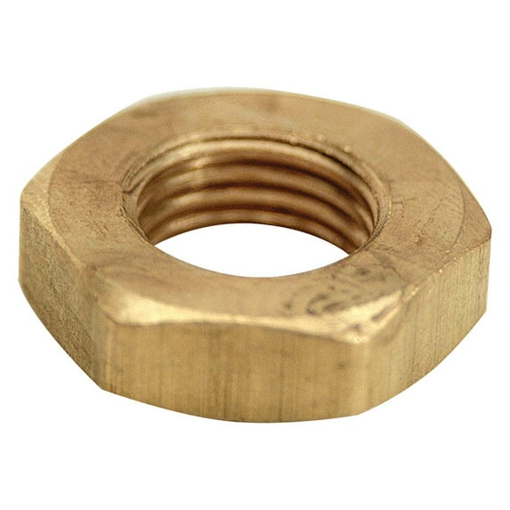 Thrifco Plumbing 9318120 1/8 Inch Brass Lock Nut