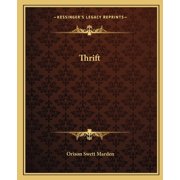 Thrift (Paperback)