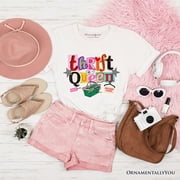 Thrift Queen T-Shirt, Colorful Shopping Tee