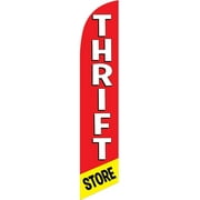 Thrift Store Feather Banner Swooper Flag, Replacement Flag Only