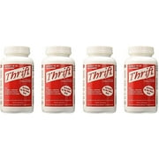 Thrift T-100 Alkaline Based 1-Pound Granular Drain Cleaner Red, 4-Pack
