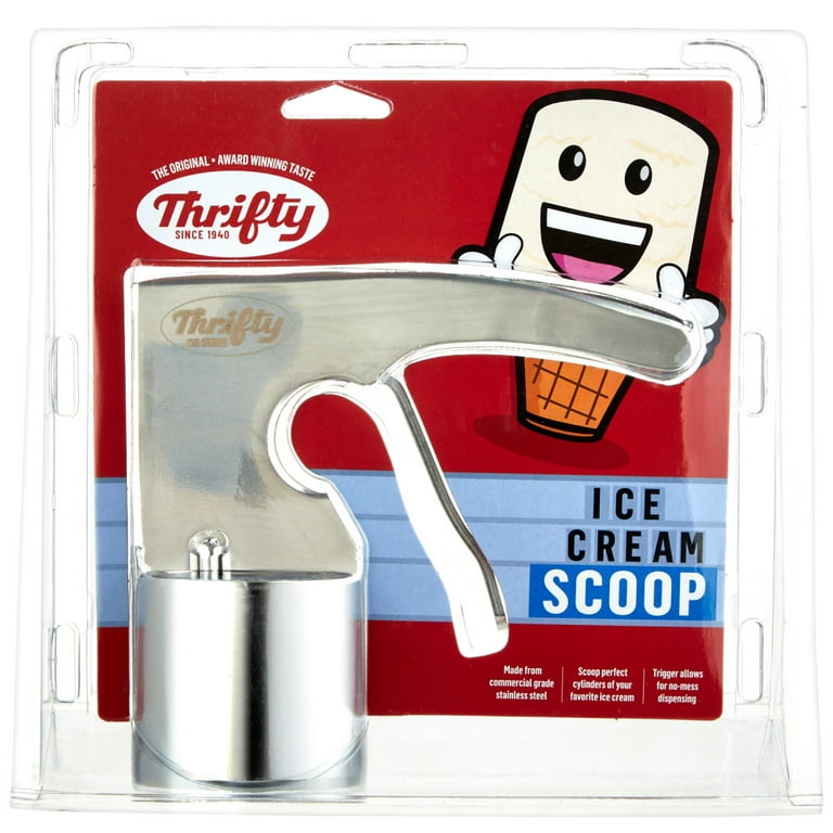 Thrifty Nostalgic Ice Cream Scoop Stainless Steel Cylindrical Ice Cream  Scoop