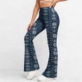 thumbnail image 1 of ThriftyPlait High Waist Flared Yoga Pants for Women Elastic Waistband Hip Lifting Workout Leggings Stretchy Bell Bottom Trousers, 1 of 9