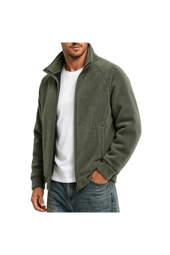 Men's Plaid Button Down Coat Casual Plus Size Long Sleeve Jacket Trendy Loose Fit Ombre Flannel Blouse for Streetwear