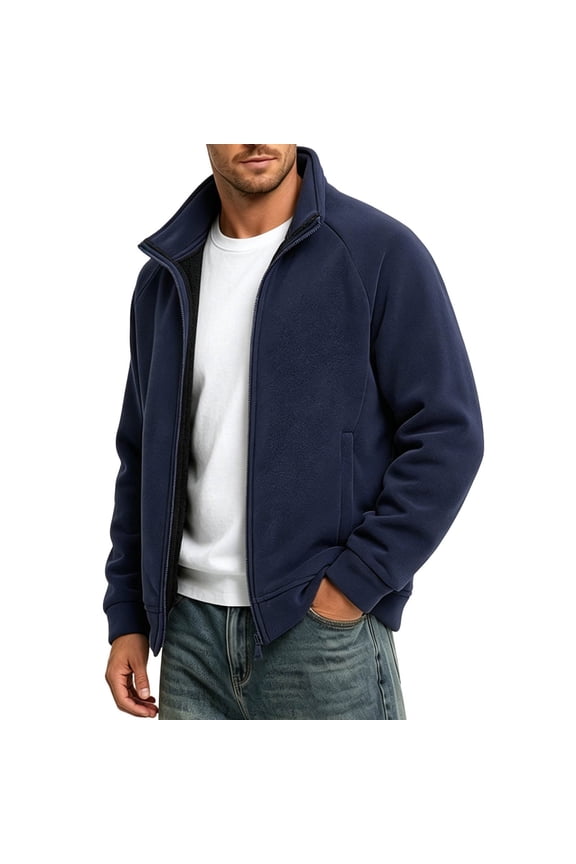 Men's Winter Hooded Puffer Coat Cotton Thicken Insulated Down Alternative Jacket Loose Fit Windproof Thermal Outerwear
