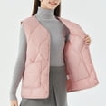 thumbnail image 1 of ThriftyPlait Women's Lightweight Quilted Puffer Vest Plus Size Casual Outerwear Sleeveless Gilet Jacket with Front Pockets for Fall Winter, 1 of 6