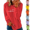 thumbnail image 1 of ThriftyPlait Women's Loose Fit Hooded Sweatshirt Casual Fall Winter Long Sleeve Tops Trendy Soft Fleece Drawstring Kangaroo Pocket Daily Coat, 1 of 7