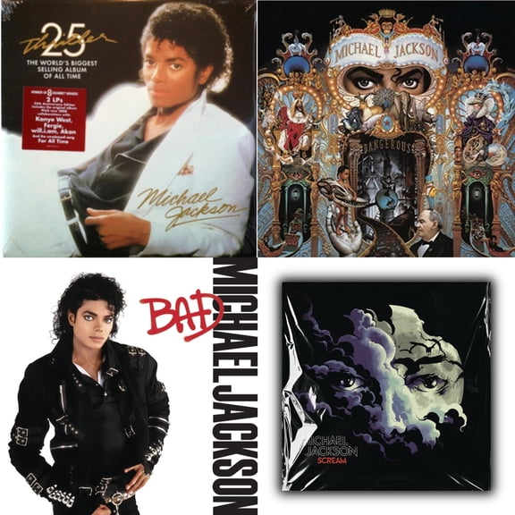 Thriller (25Th Anniversary Edition/2LP/180G/Gatefold) & Dangerous (180G/2LP) & Bad (140G/Gatefold) & Michael Jackson - Scream (2LP) (New LP Vinyl)