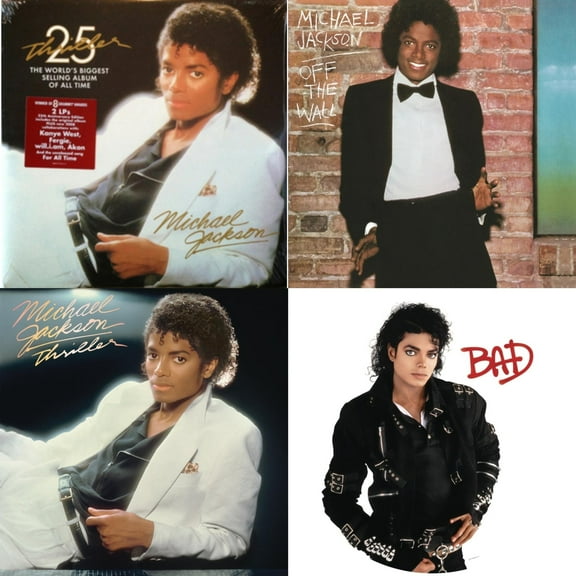 Thriller (25Th Anniversary Edition/2LP/180G/Gatefold) & Off The Wall (140G/Gatefold) & Thriller (140G/Gatefold) & Bad (Picture Disc)