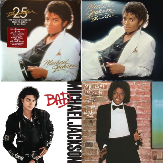 Thriller (25Th Anniversary Edition/2LP/180G/Gatefold) & Off The Wall (140G/Gatefold) & Thriller (140G/Gatefold) & Bad (Picture Disc)