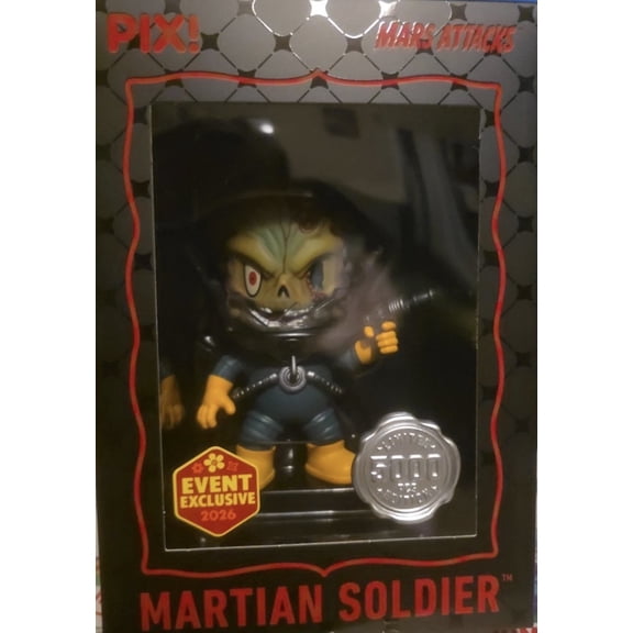 Thrilljoy Mars Attacks Martian Soldier Event Exclusive Vinyl Figure
