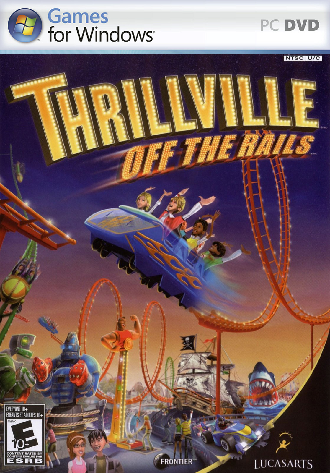 Thrillville Off the Rails (PC Game) Play in the Best Theme Park Ever! -  Walmart.com