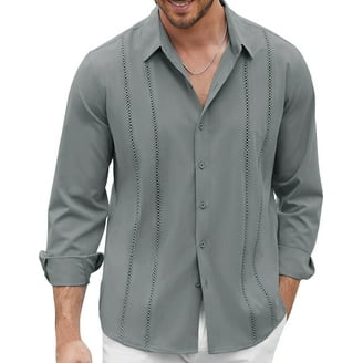 Eddie Bauer Men's Style Button-Up Moisture Wicking Woven Tech
