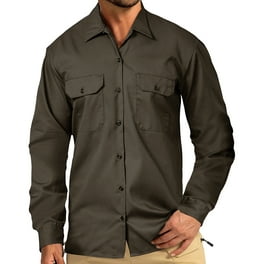 ZCFZJW Men's Brushed Flannel Shirts Big and Tall Regular Fit