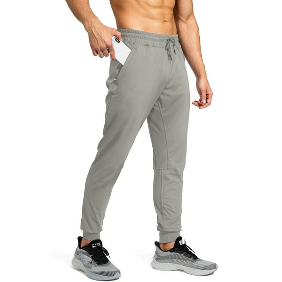 Thrilos Mens Pants Athletic Quick Dry Track Pants Casual Lightweight Joggers Pants with Zipper Pockets