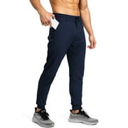 Thrilos Mens Pants Athletic Quick Dry Track Pants Casual Lightweight Joggers Pants with Zipper Pockets