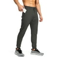 thumbnail image 1 of Thrilos Mens Pants Athletic Quick Dry Track Pants Casual Lightweight Joggers Pants with Zipper Pockets, 1 of 7