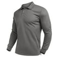 thumbnail image 1 of Thrilos Mens Polo Shirts Long Sleeve Golf Polo Sweatshirts Casual Button Up Shirts Golf Tops, 1 of 8