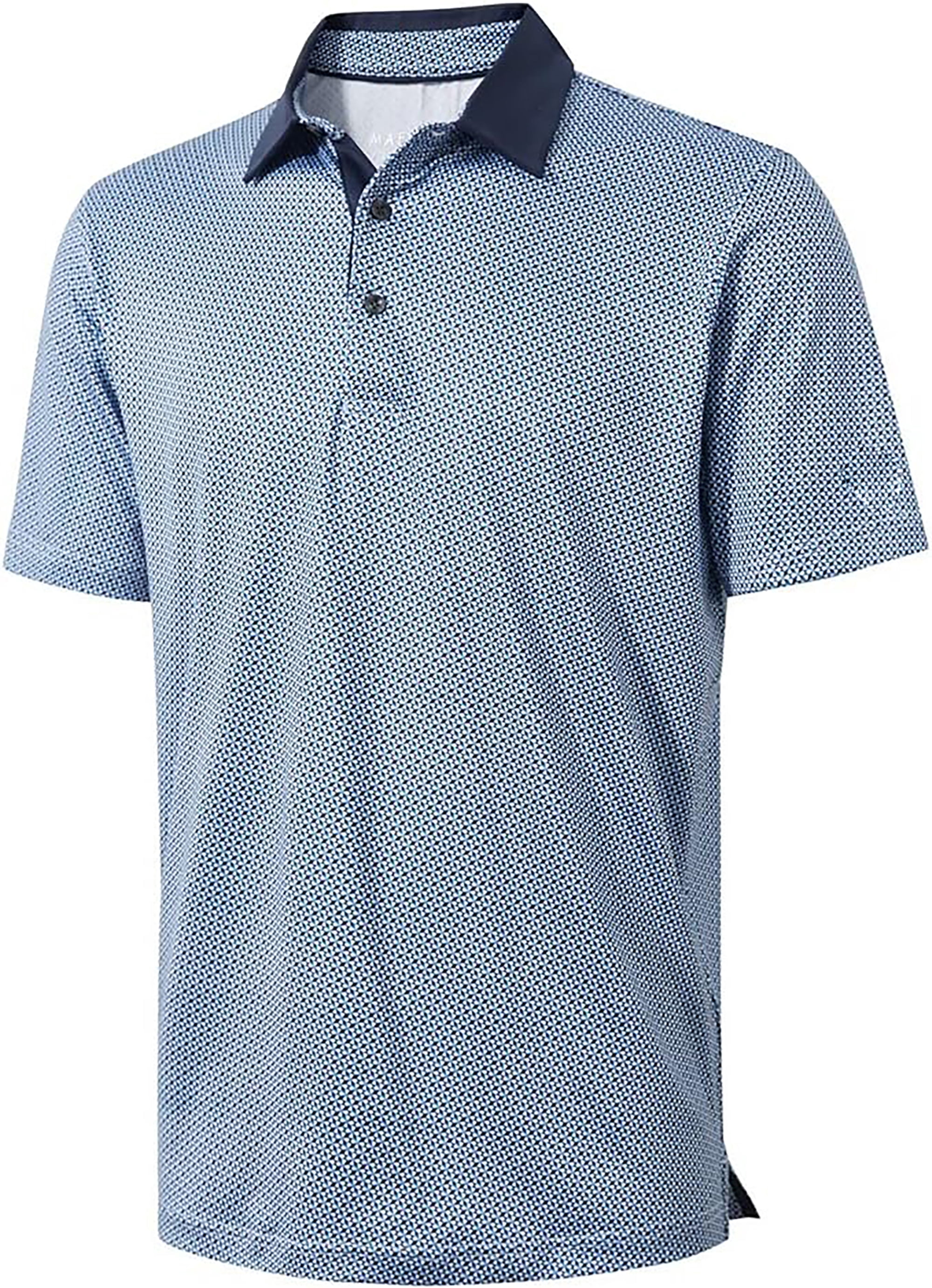 Thrilos Mens Shirts Casual Short Sleeve Golf Polo Shirts Print ...
