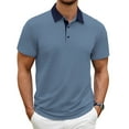 thumbnail image 1 of Thrilos Mens Shirts Casual Short Sleeve Golf Polo Shirts Print Performance Dry Fit Shirt, 1 of 4