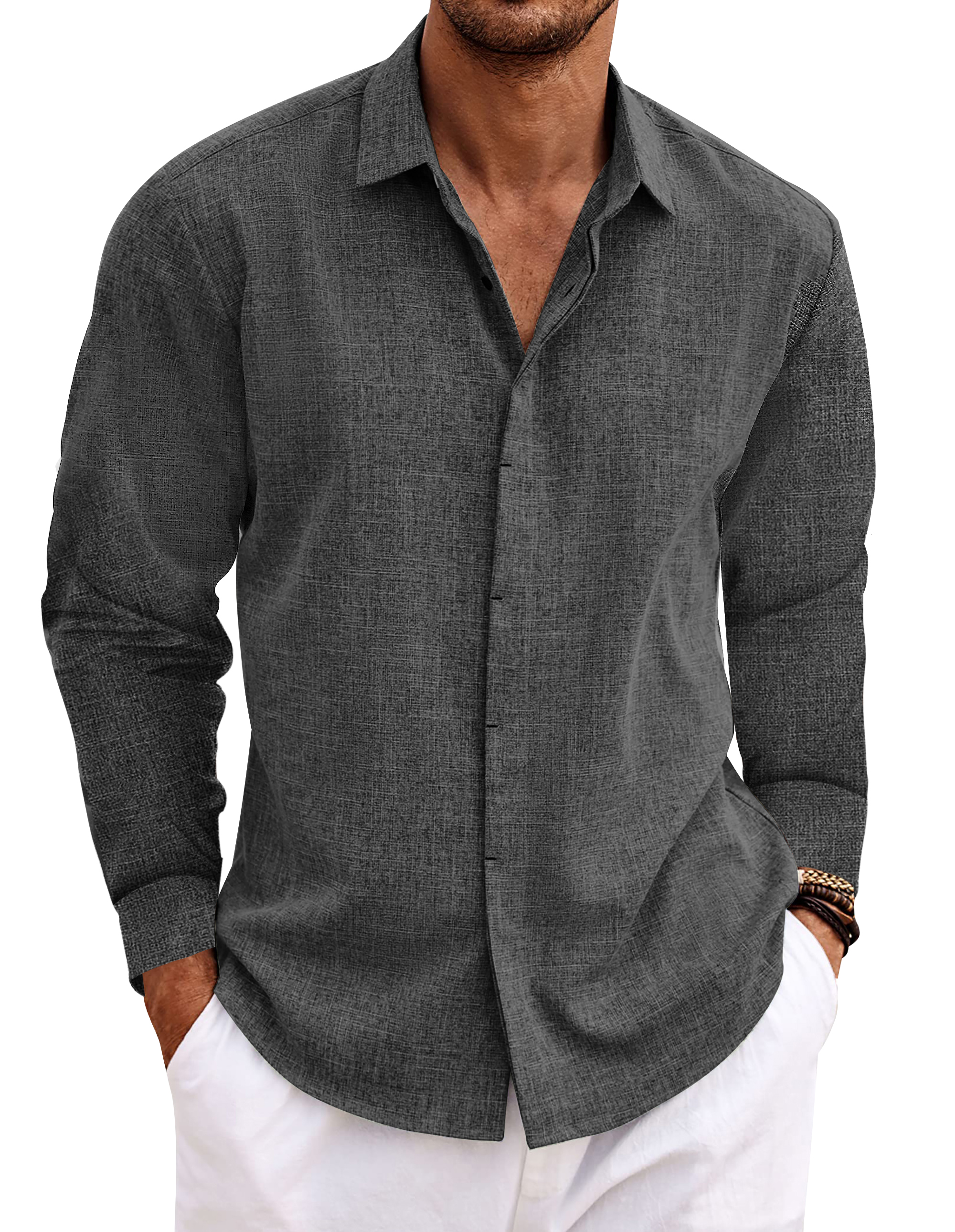 Thrilos Mens Dress Shirts Long Sleeve Tops Button Up Work Shirts Casual Thrilos Mens Dress Shirts Long Sleeve Tops Button Up Work Shirts Casual