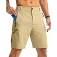 thumbnail image 1 of Thrilos Mens Shorts Hiking Quick Dry Cargo Shorts Lightweight Work Shorts with 5 Zipper Pockets, 1 of 7