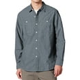 thumbnail image 1 of Thrilos Shirts for Men Denim Long Sleeve Shirts Button Down Regular Fit Shirt LightWeight Casual Shirts, 1 of 7
