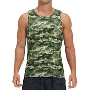 Thrilos Camo Muscle Sleeveless Tank Tops Gym Quick Dry T Shirts Workout Big & Tall Tank