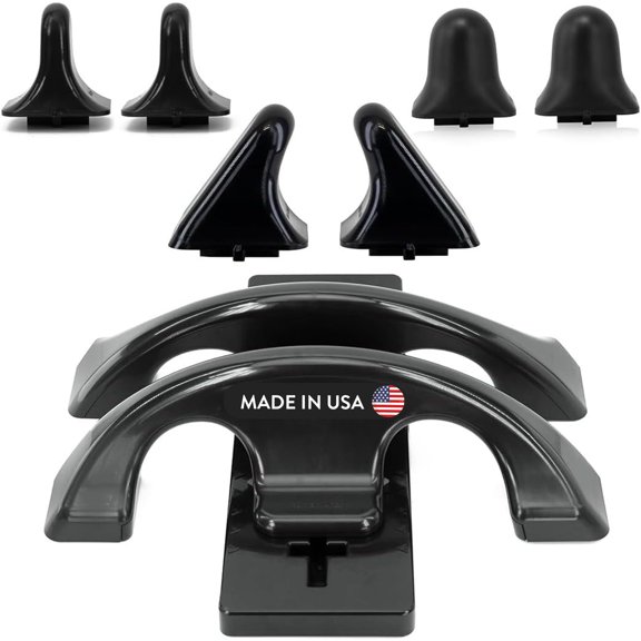 Thrival Relief Pro - Fully Adjustable Psoas Muscle Release Tool for Hip Flexor, Back, Glute, Iliacus, and Neck Pain - Trigger Point and Myofascial Release Tool - Carbon Black