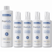 Thrival Labs ProH2O2 Food Grade Hydrogen Peroxide 3%, First Aid and Natural Cleaner, Combo Pack, 8 Ounce Spray plus 32 Ounce Refill