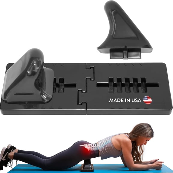 Thrival Wave - Fully Adjustable Psoas Muscle Release Tool for QL, Hip Flexor, Back, Hamstring, Glute, Iliacus, and Neck Pain - Trigger Point and Myofascial Release Tool - Carbon Black