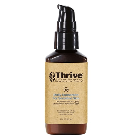 Thrive Face Sunscreen for Sensitive Skin SPF 30 2oz