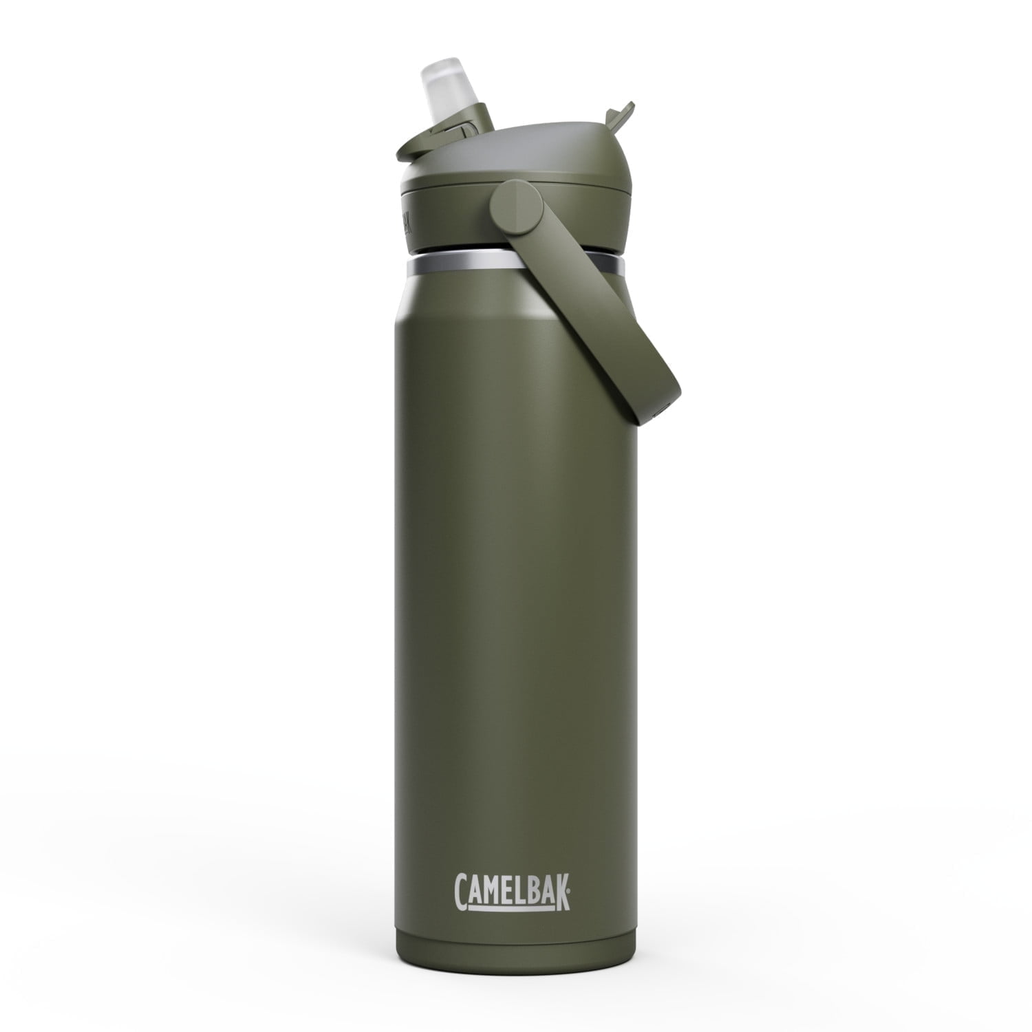 CamelBak Thrive™ Flip Straw Insulated Stainless Steel Water Bottle, 25 oz, Moss