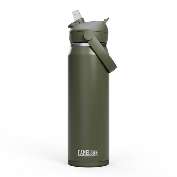 CamelBak Thrive™ Flip Straw Insulated Stainless Steel Water Bottle, 25 oz, Moss