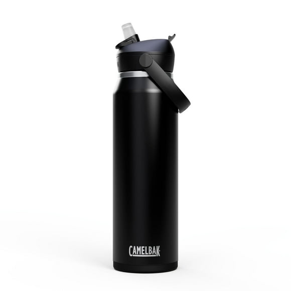 CamelBak Thrive Flip Straw Insulated Stainless Steel Water Bottle, 32oz , Black