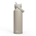 thumbnail image 1 of CamelBak Thrive™ Flip Straw Insulated Stainless Steel Water Bottle 40oz, Stone, 1 of 6