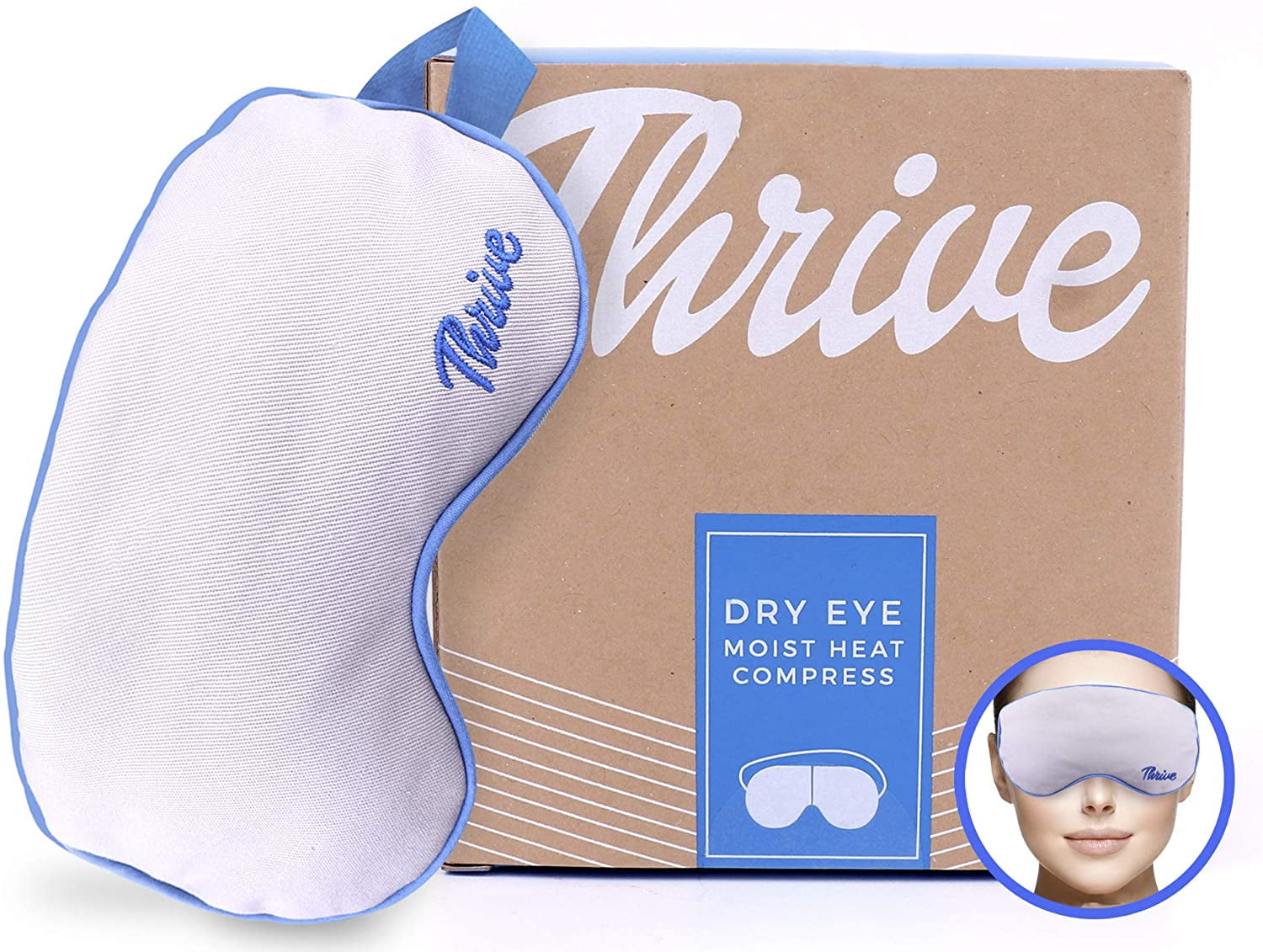 EverTears Dry Eye and Stye Relief – Moist Heat, Warm Compress Helps with  Added Hyaluronic Acid – Self Heating Pad for Instant Therapy in only 5
