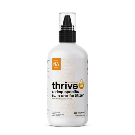 Thrive S Shrimp Specific All In One Aquarium Fertilizer – 500ml Liquid Plant Food – Comprehensive nutrients – Aquarium Nutrition – Convenient To Use – Concentrated Aquarium Plant Fertilizer
