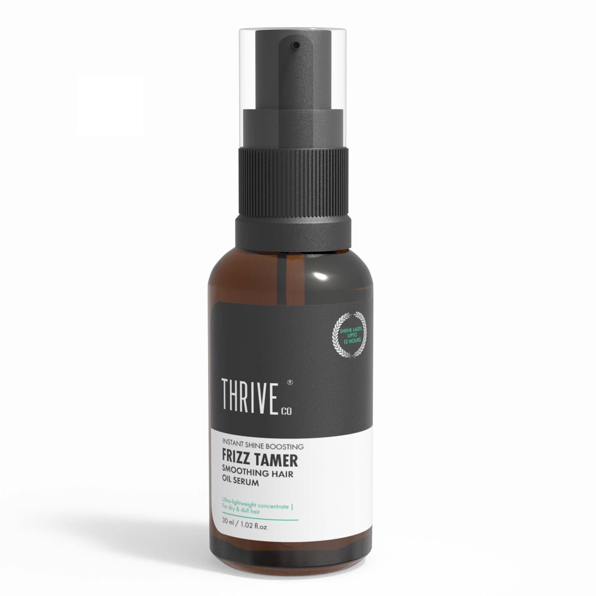 ThriveCo Frizz Tamer Smoothing Hair Oil Serum, 30ml | For