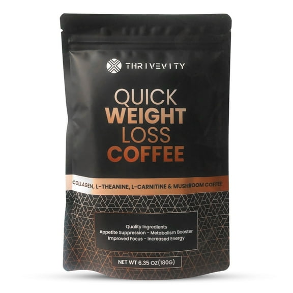 Thrivevity Quick Weight Loss Coffee Enhancer Keto, Sugar-Free, Dairy-Free