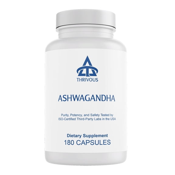 Thrivous Ashwagandha Herbal Supplement 180 Count 300 mg