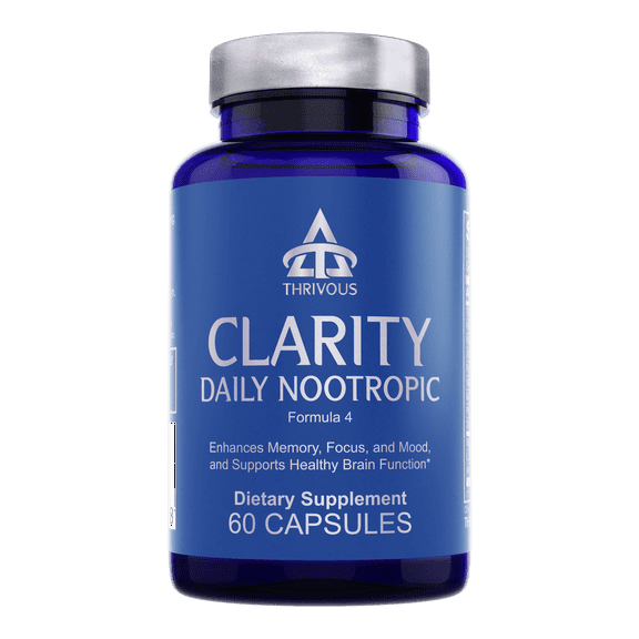 Thrivous Clarity - Nootropic Memory Supplement - 60 Capsules
